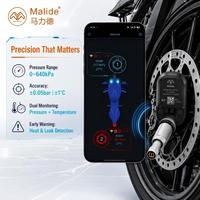 Système TPMS interne universel pour moto, scooter, vélo, vélo électrique, alerte via application BLE5.2, haute précision, IP67, vente en gros B2B pour flottes