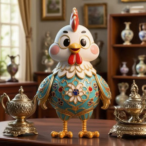 Immaterielles Kulturerbe Kreatives Produkt Cloi sonne Rooster - Product Image 6