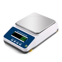 Balance analytique électronique semi-micro ultra LED Veidt, 6000 g, 0,01 g, fonction de balance de pharmacie en laboratoire