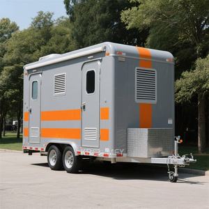 3 Stalls Luxury Mobile Toilet Portable Restroom Trailer for Apartment & Office Building Events - Product Image 3