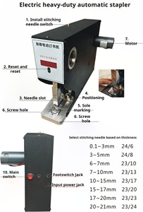 Engrapadora Eléctrica Automática Industrial de Alta Resistencia <span class=keywords><strong>para</strong></span> Encuadernación de <span class=keywords><strong>Papel</strong></span> <span class=keywords><strong>Grueso</strong></span> y Folletos - Product Image 3
