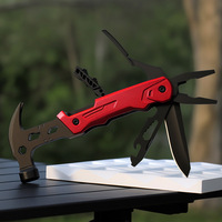 Équipement de survie ultime, 13 fonctions, marteau, couteau, outil polyvalent pour l'aventure, le camping et la randonnée