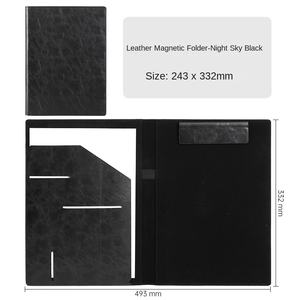 Carpeta Multifuncional A4 <span class=keywords><strong>de</strong></span> Cuero Cortex con Logotipo Impreso, Diseño <span class=keywords><strong>de</strong></span> Férula, <span class=keywords><strong>Libro</strong></span> <span class=keywords><strong>de</strong></span> Firmas para Gerentes <span class=keywords><strong>de</strong></span> Ventas - Product Image 6