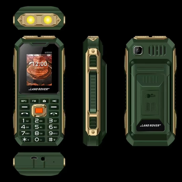 2025 NEW Bar Feature Phone 6800mAh Large Battery Flashlight Unlocked GSM Dialer Cellphone Mini Phone 2 Sim Card Loud Voice