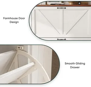 Meuble à chaussures durable et stable qui offre non seulement un rangement pratique mais aussi un élément décoratif pour votre entrée. - Product Image 4