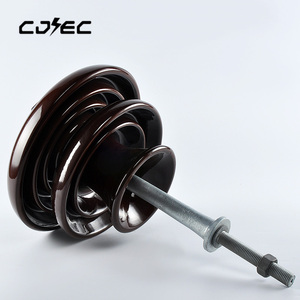 Cầu cách điện sứ gốm cao áp tiêu chuẩn ANSI, điện áp định mức 36KV, đạt chứng nhận ISO9001, độ bền kéo cao 10KN - Product Image 4