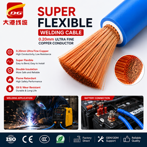 <span class=keywords><strong>Cable</strong></span> de Soldadura de 25 mm2, 35 mm2, 50 mm2, <span class=keywords><strong>Cable</strong></span> de Batería, Conductor de Cobre Puro al 99,95%, Súper Flexible, Proveedor OEM ODM - Product Image 6