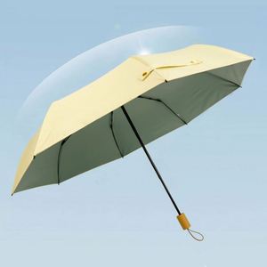 Custom Logo Folding UV Protection Outdoor Foldable <b>Smart</b> Small UV Umbrella for Women - Product Image 2