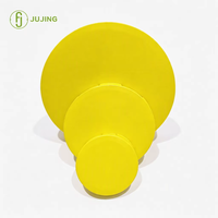 Bouchons d'extrémité et protections de bride en plastique jaune LDPE DIN PN 10 PN 16 pour la protection des tubes DN150 à DN250