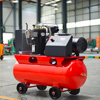 7.5kw 10HP Ahorro de energía VSD Compresor de tornillo 34CFM 120/150PSI 380V Ruedas 2 en 1 Tornillo Compresor de aire Proveedor