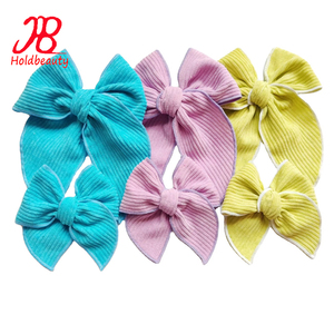 NEW Large <strong>Small</strong> CORDUROY Fable <strong>Bow</strong> Girl Oversized Hair <strong>Bow</strong> and Toddler Hair <strong>Clip</strong> Pigtail Hair Pin Fall Autumn <strong>Bow</strong> - Product Image 3