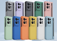 Casing HP Lipat Premium Full Cover dengan Slot Pena, Kaca Depan Matte PC untuk OPPO FIND N2