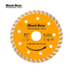 Cuchillas de <span class=keywords><strong>sierra</strong></span> de diamante, cortadora de diamante de 4-3/8 pulgadas, 110mm, color negro - Product Image 1