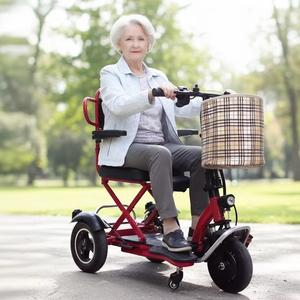 <span class=keywords><strong>Tricycle</strong></span> <span class=keywords><strong>Électrique</strong></span> Pliant Avancé, Scooter <span class=keywords><strong>à</strong></span> 3 Roues Assisté, Fauteuil Roulant <span class=keywords><strong>Électrique</strong></span> Léger pour Personnes Handicapées - Product Image 1