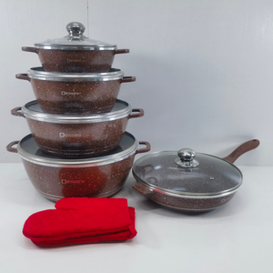 12 pezzi <span class=keywords><strong>in</strong></span> ceramica antiaderente <span class=keywords><strong>in</strong></span> granito a induzione cucina <span class=keywords><strong>Set</strong></span> di pentole e <span class=keywords><strong>padelle</strong></span> con <span class=keywords><strong>padelle</strong></span> - Product Image 5