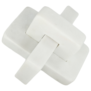 Scultura a Nodi Intrecciati in Marmo Moderno, Oggetto Decorativo per Casa, Ufficio, Bagno, Soggiorno - Product Image 4