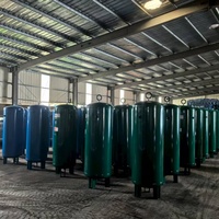 Réservoir d'air comprimé en fonte d'acier industriel haute fiabilité 300L-1000L 8Bar 10Bar 13Bar Garantie 1 an