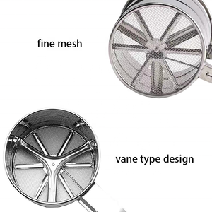 Rây bột cầm tay kích thước nhỏ hình cốc bán tự động rây bột thép không gỉ - Product Image 4