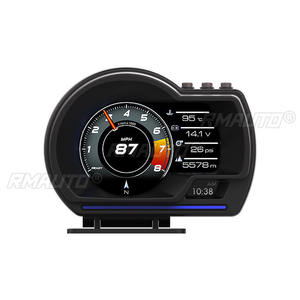 Interfaz de Pantalla HUD Universal para Automóvil, Sistema Dual OBD GPS con Navegación, Velocímetro, Alarma, Sistema de Advertencia de Exceso de Velocidad - Product Image 6