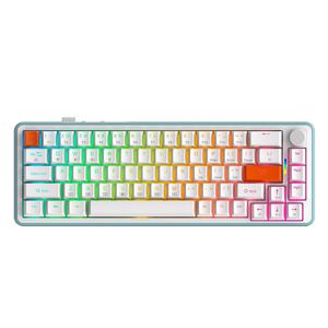 Teclado mecánico 65%, junta de 68 teclas, Anti-ghosting intercambiable en caliente, Mini RGB, Teclado mecánico para juegos con cable para ordenador - Product Image 2