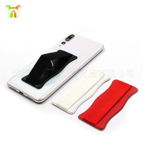 Nouvel autocollant de téléphone à clipser 2021, autocollant créatif en cuir PU pour téléphone, cadeaux publicitaires pour centres commerciaux électroniques et numériques - Product Image 4