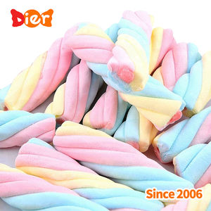 Bonbons <span class=keywords><strong>en</strong></span> gros, étiquette privée personnalisée, mini guimauves torsadées <span class=keywords><strong>en</strong></span> vrac, bonbons sucrés halal, bonbons <span class=keywords><strong>en</strong></span> coton assortis aux saveurs de fruits, ODM/OEM - Product Image 6