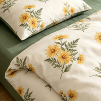 Liquidation de stock en gros de literie, ensemble de housse de couette florale en tissu excédentaire, literie de liquidation pour importateurs de literie