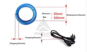 Machine de cerclage de cordon de patchcord de bobineuse automatique de fibre optique efficace et durable - Product Image 4