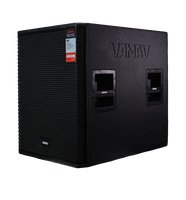 VAMAV Bocinas Profesional VSP15 Subwoofer de madera 15 pulgadas, 500W RMS, para eventos interior y exterior, sistema DJ