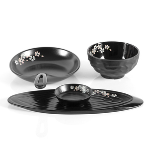 Phong Cách Cổ Điển Trọng Lượng Nhẹ Melamine Bộ Đồ Ăn Chống Xước Bpa-Miễn Phí Bán Buôn <span class=keywords><strong>Stackable</strong></span> Cho Bàn Ăn Tái Sử Dụng - Product Image 4