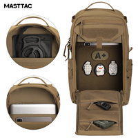 Sac à dos Yuhen MS7528 30L en nylon 530D avec fermeture éclair YKK, boucle Duraflex, double ouverture, système MOLLE, pour randonnée en plein air, EDC, trajets quotidiens