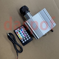 Kit de plafonnier étoilé 10W RGBW Twinkle Starlight pour voiture, éclairage de toit 12V à fibres optiques, contrôle par application et musique