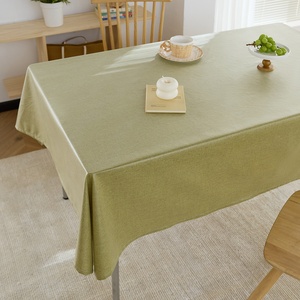 <span class=keywords><strong>Nappe</strong></span> à manger rectangulaire Tissu décoratif imperméable et résistant à l'huile Technique tissée enduite non lavable - Product Image 5