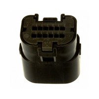 Komponen Elektronik MX23A12SF1 12P Receptacle Rectangular Connector Housings 2.50mm Free Hanging In-Line MX23A-12SF1 Hitam