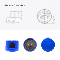 Sensor Fotoeléctrico JL-207C con Clasificación IP65/IP66/IP67, Salida de 12-48V para Control Automático de Alumbrado Público