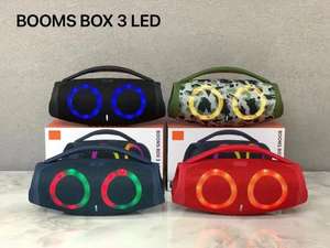 Altavoz WK RGB <span class=keywords><strong>Super</strong></span> Boombox3 de 20W, Altavoz Inalámbrico Portátil con Iluminación LED y Asa Impermeable para Fiestas en Casa, Escenarios y Uso en Exteriores - Product Image 3