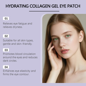Masque pour les yeux en gel de collagène, soin quotidien pour la peau autour des yeux, rafraîchissant, hydratant et nourrissant - Product Image 5