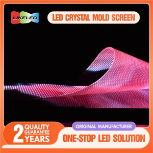 Siêu mỏng p6p5 linh hoạt <span class=keywords><strong>LED</strong></span> lưới màn hình cho sáng tạo thương mại hiển thị tùy chỉnh-kích thước trong suốt <span class=keywords><strong>LED</strong></span> hiển thị phim dễ dàng bề mặt - Product Image 5