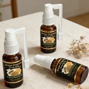 Spray buccal apaisant au miel et à la propolis, soutien OEM/ODM usine, supplément naturel de propolis d'abeille verte pour la gorge - Product Image 4