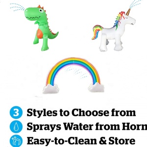 LC Ginormous Inflatable Magical <span class=keywords><strong>Rainbow</strong></span> Unicorn Yard Summer Sprinkler, Stands Over 6 Feet Tall, Perfect for Summer Fun - Product Image 6