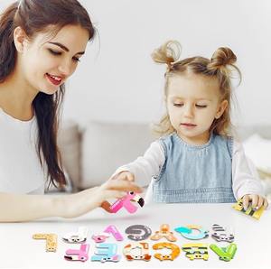 Imanes <span class=keywords><strong>de</strong></span> Refrigerador con Alfabeto <span class=keywords><strong>de</strong></span> Animales Personalizables para Niños Pequeños <span class=keywords><strong>de</strong></span> 3, 4 y 5 <span class=keywords><strong>A</strong></span>ños, 26 Imanes <span class=keywords><strong>de</strong></span> Refrigerador con Letras Mayúsculas - Product Image 2