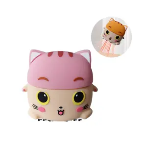 New Design Mini Vacuum Silicone Table Vacuum Cleaner Cute Mskwee Cat Dust Cleaner Desktop Coffee Dust Collector For Home Office