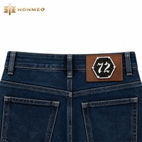 HONMEO Étiquettes Métalliques Personnalisées en Gros, Plaques en Alliage de Zinc Gravées et Embossées avec Logo pour Vêtements, Jeans, Denim, Sacs, Chaussures, OEM