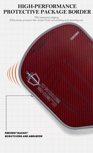 Paleta de Pickleball Profesional J2NF con Mango Ergonómico, para Jugadores Avanzados, Control y Efectos, Protección de Bordes, Peso Equilibrado - Product Image 3