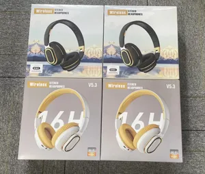 Headphone nirkabel Amerika Serikat & EU Warehouse, headphone maks versi logam ANC Top pengurang kebisingan P9