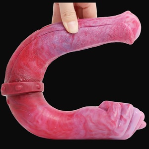 Hot Sale Double Head <b>Dildo</b> Fist Sex Toy LGBT Double Penetration Silicone Sex Toy Monster <b>Dildo</b> for Women - Product Image 2