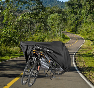 Housses <span class=keywords><strong>de</strong></span> vélo d'extérieur 420D 600D Heavy Duty Housses <span class=keywords><strong>de</strong></span> vélo étanches pour <span class=keywords><strong>2</strong></span>-3 <span class=keywords><strong>vélos</strong></span> - Product Image 2