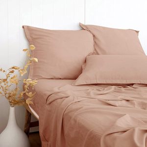 Hot Bán Hữu Cơ Bông Linen Kết Cấu Tấm Ga Trải Giường Đặt 15 ''Sâu Túi Mềm Mại Mát Mẻ Thoáng Khí & Bền-Nhà Máy Trực Tiếp - Product Image 4