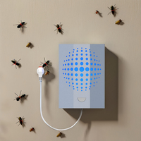 Trampa de luz LED UV electrónica para interiores eléctrica de 365nm para mosquitos, pulgas, moscas, frutas, Control de insectos, tablero de pegamento sostenible