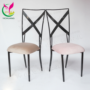 Guangzhou Pas Cher En Gros empilable En Métal Chaise de Restaurant Utilisé Pour Manger et Banquet - Product Image 6